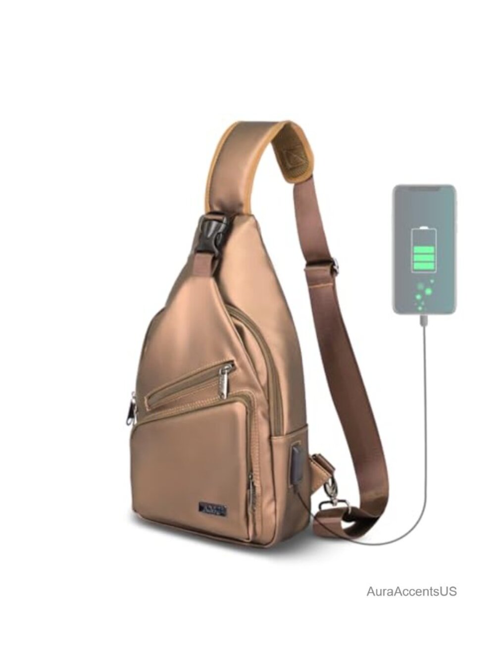 Nylon Crossbody Sling Bag Casual Shoulder Backpack Travel Daypack
